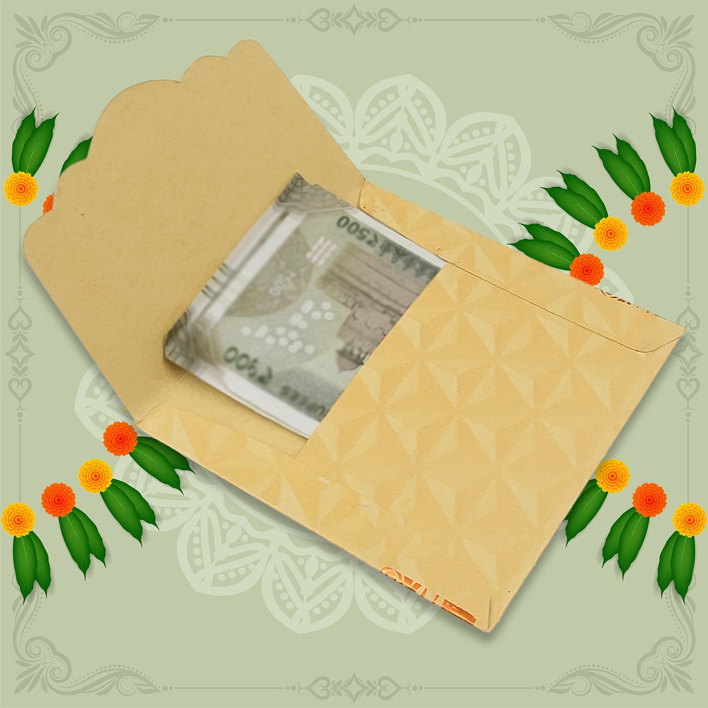 Wedding Gift Envelopes Gift Card (1 Pc / Multicolour)