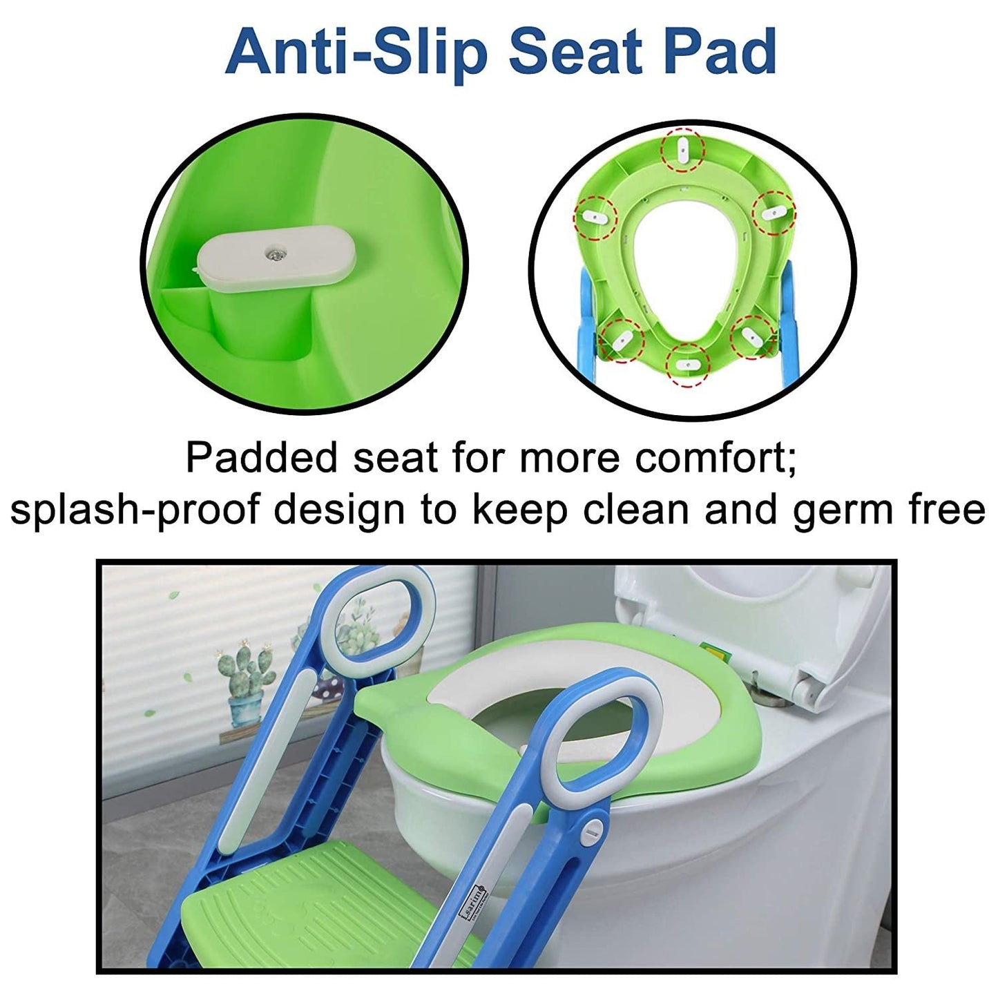 2-in-1 foldable potty seat for toddlers