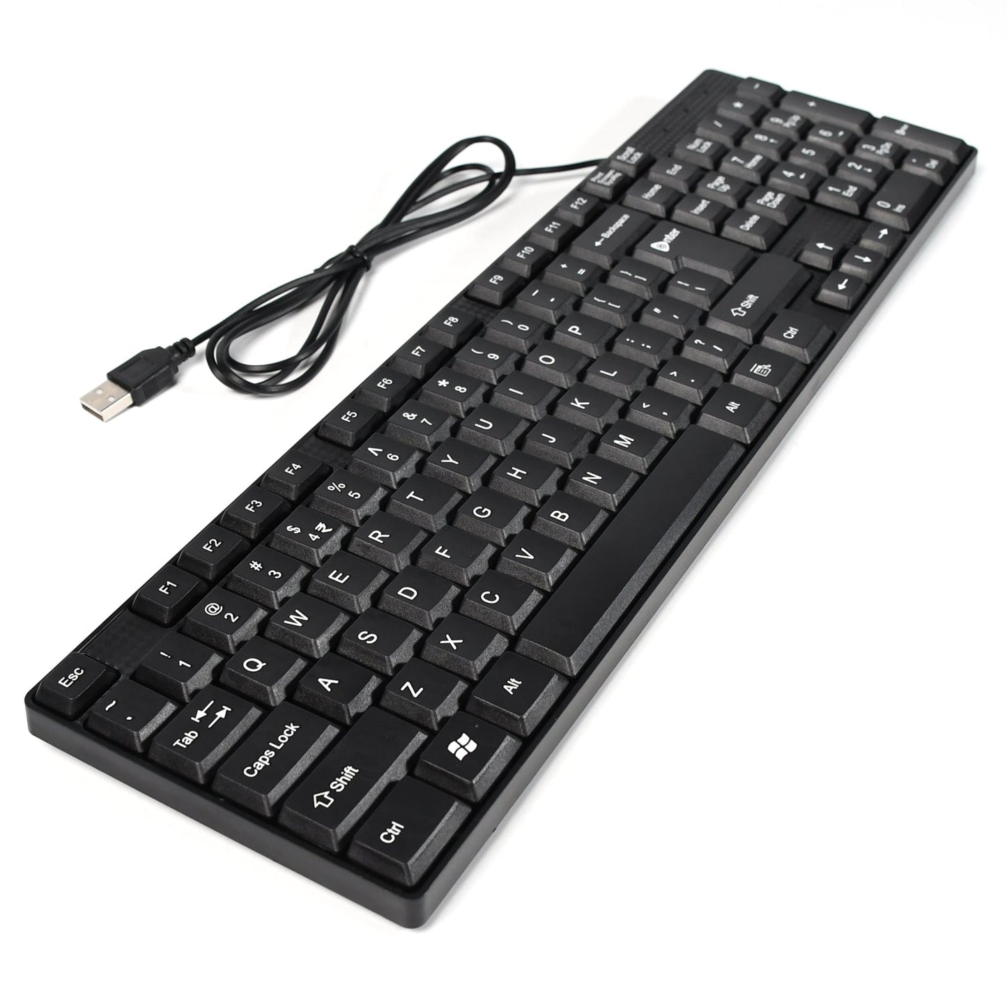 Ergonomic typewriter keyboard