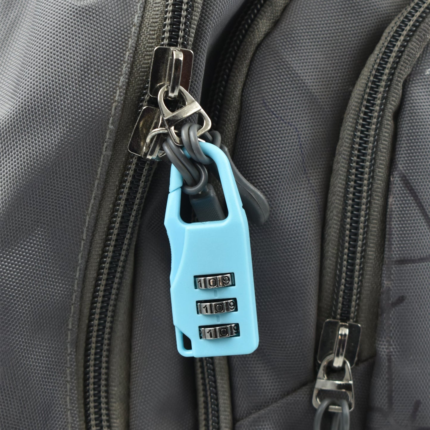 3 digit combination lock for luggage and personal security during travel